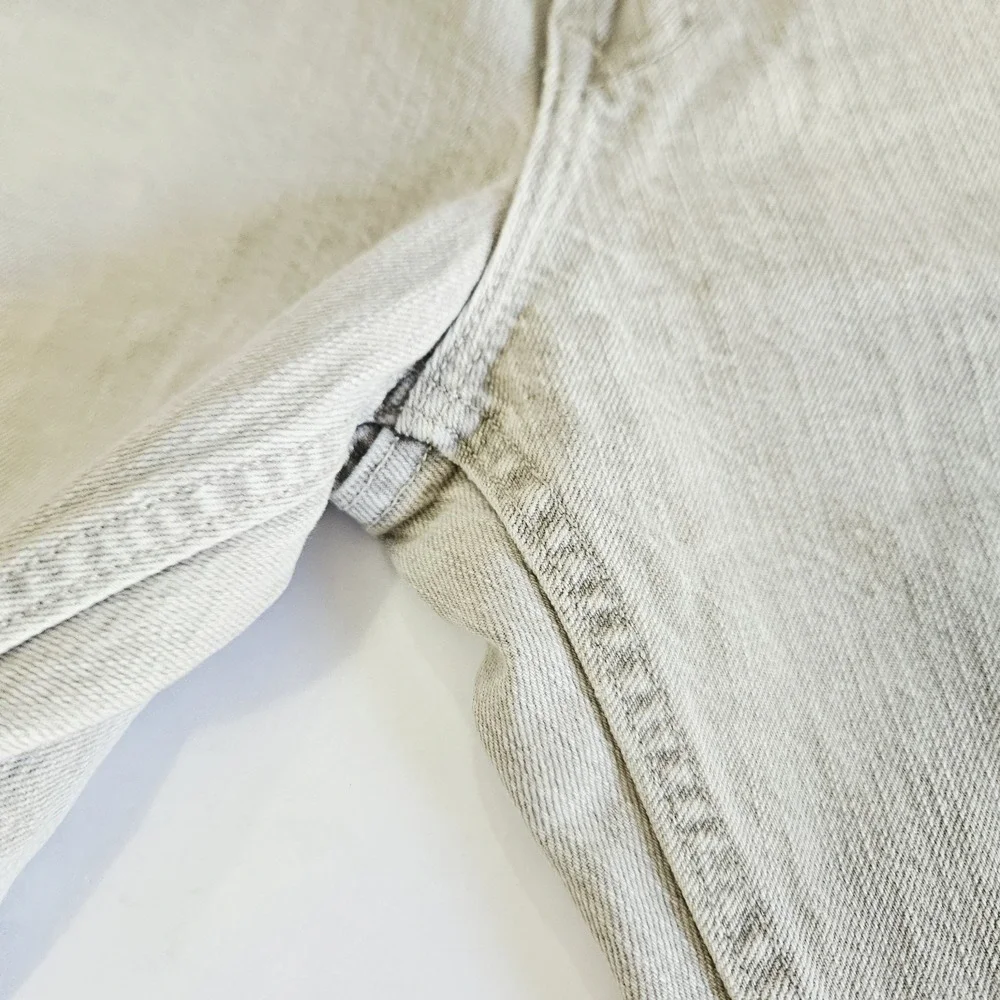 Banana Republic Straight Fit Men's Jeans Off White Size 33x32 Y2k